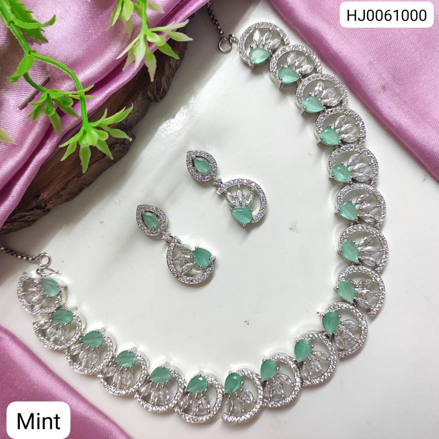 CZ Necklace Set