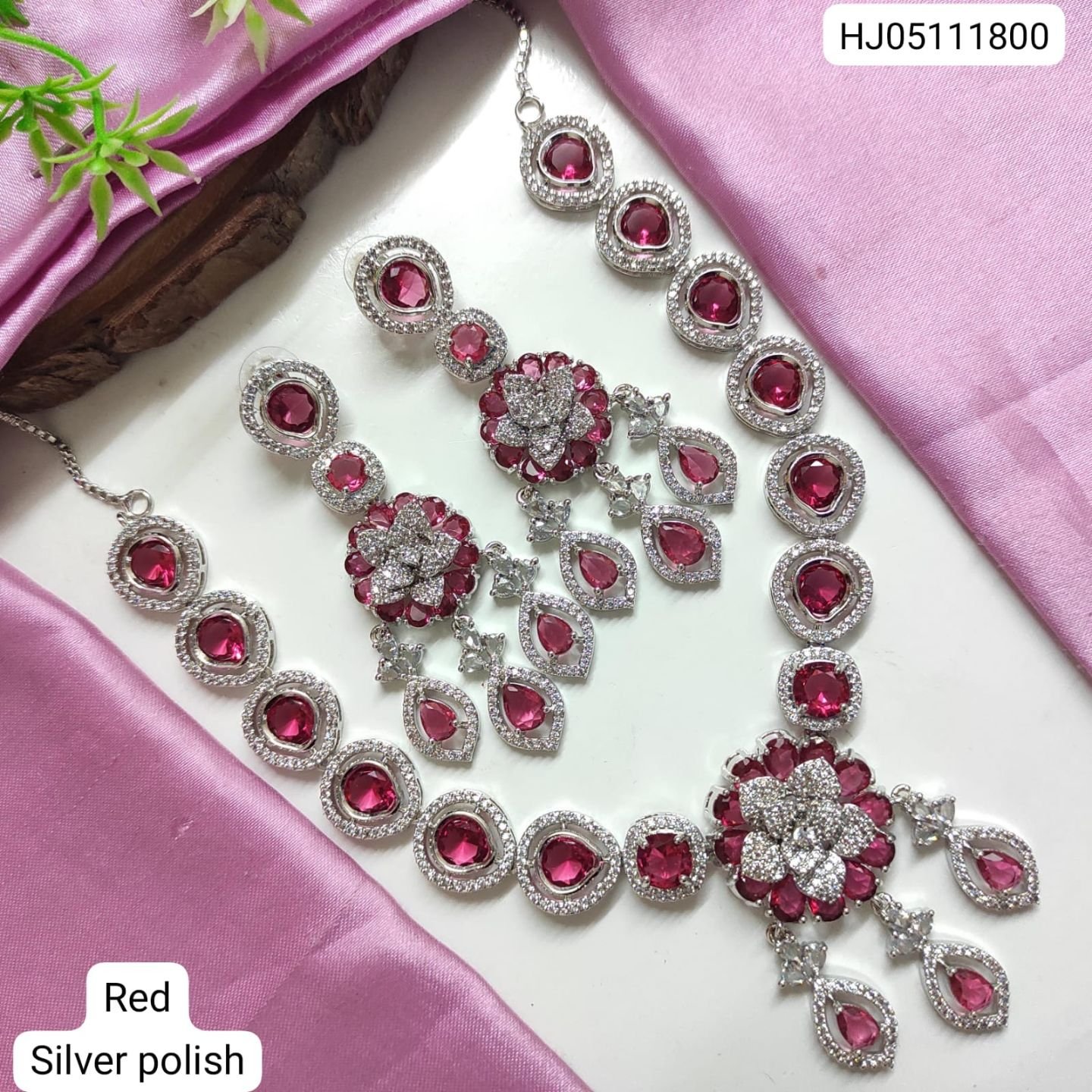 CZ Necklace Set