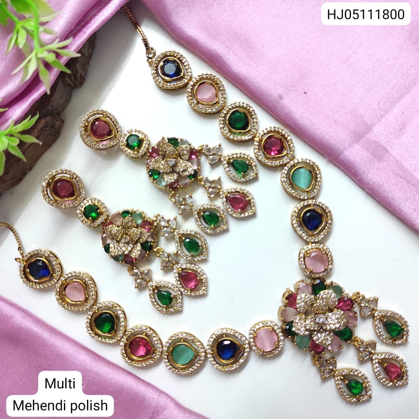 CZ Necklace Set