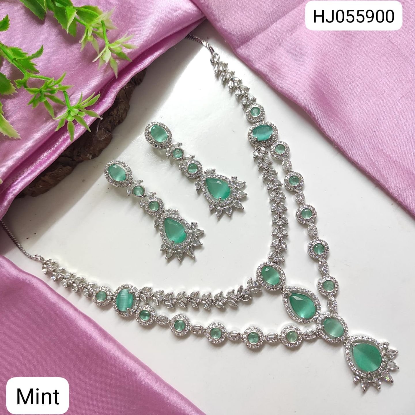 CZ Necklace Set