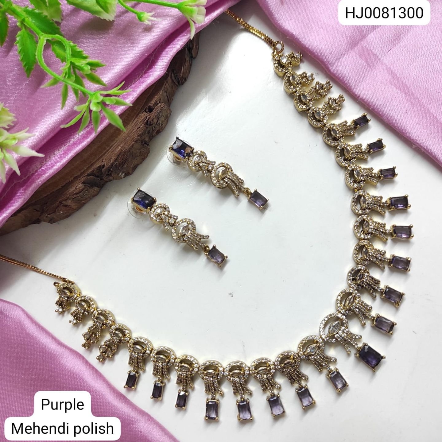 CZ Necklace Set