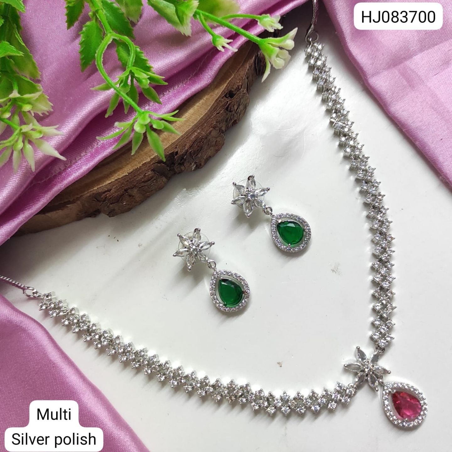 CZ Necklace Set