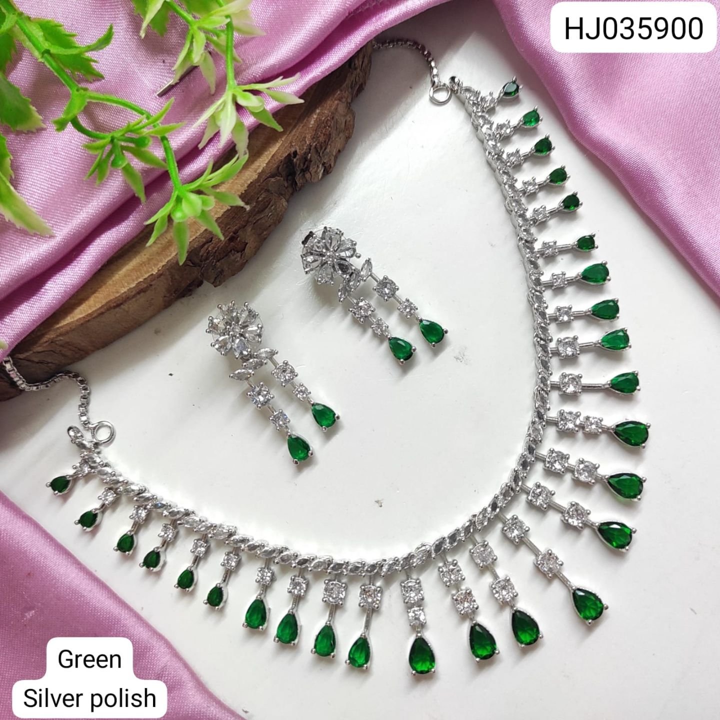 CZ Necklace Set