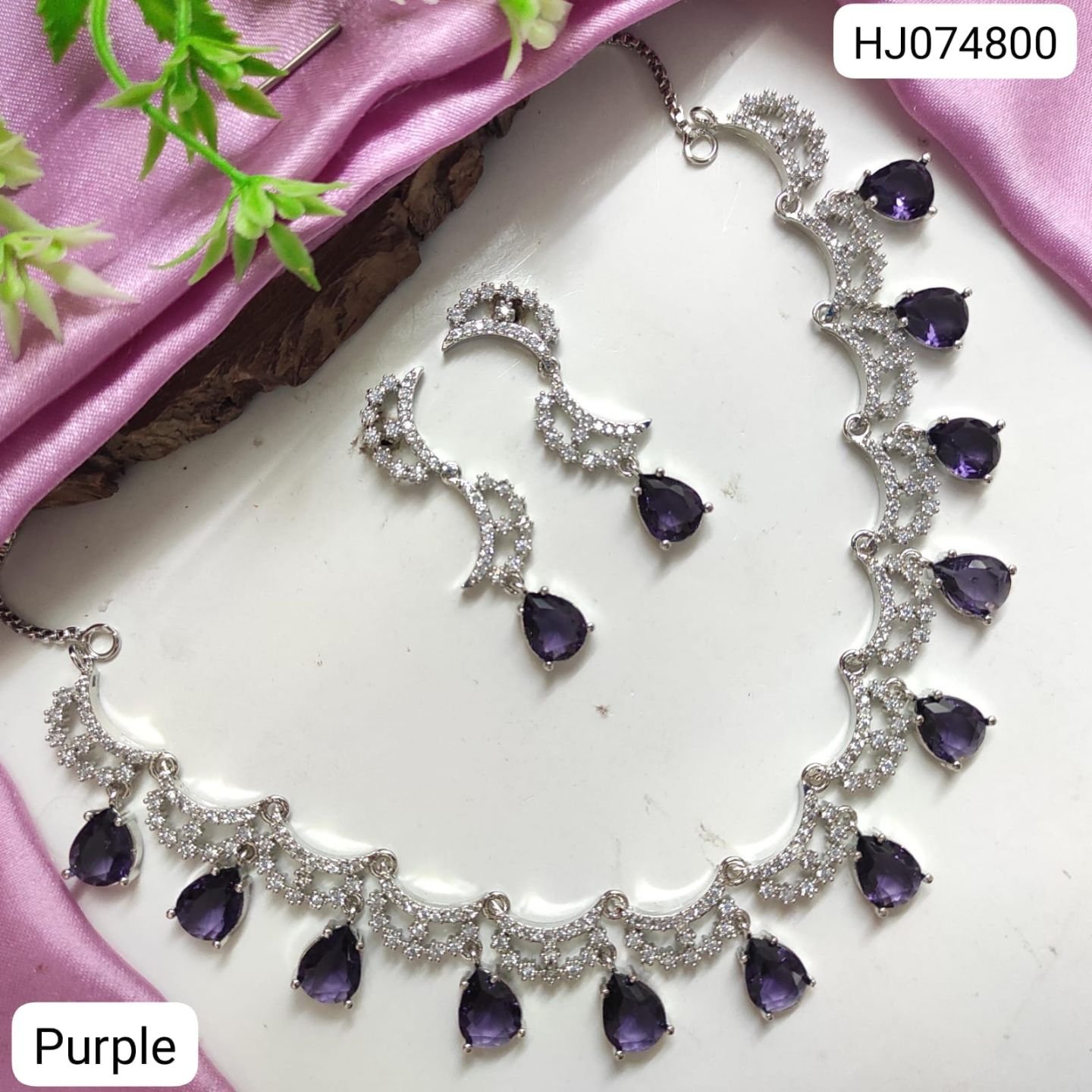 CZ Necklace Set