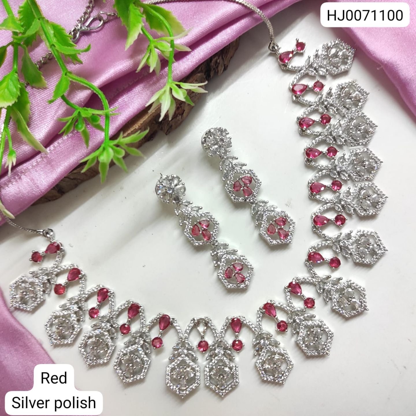 CZ Necklace Set