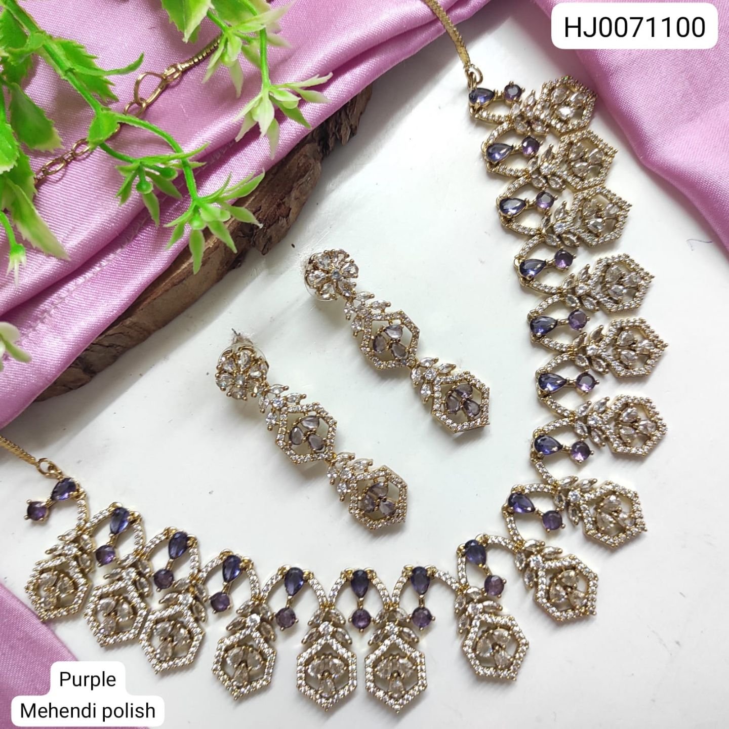 CZ Necklace Set