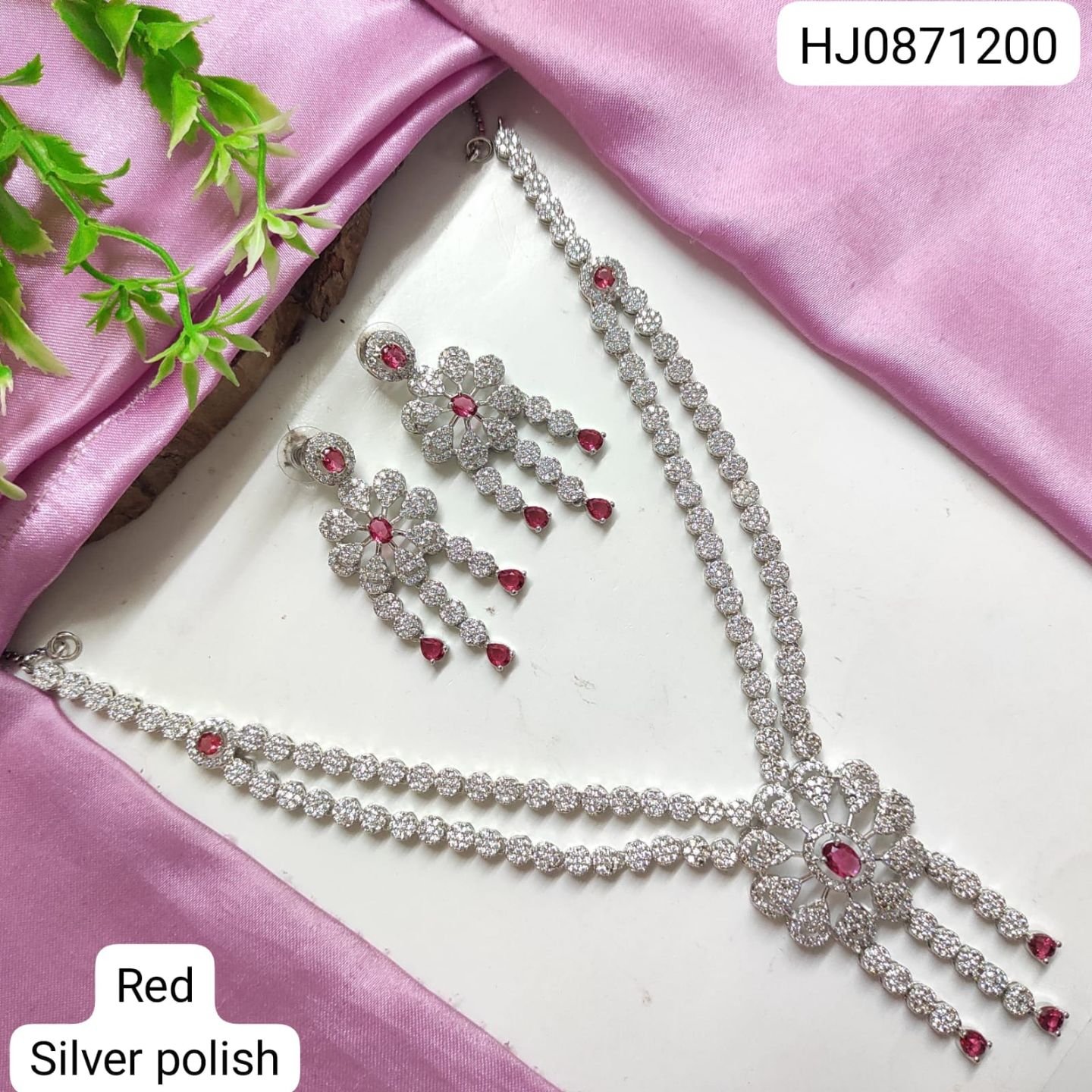 CZ Necklace Set