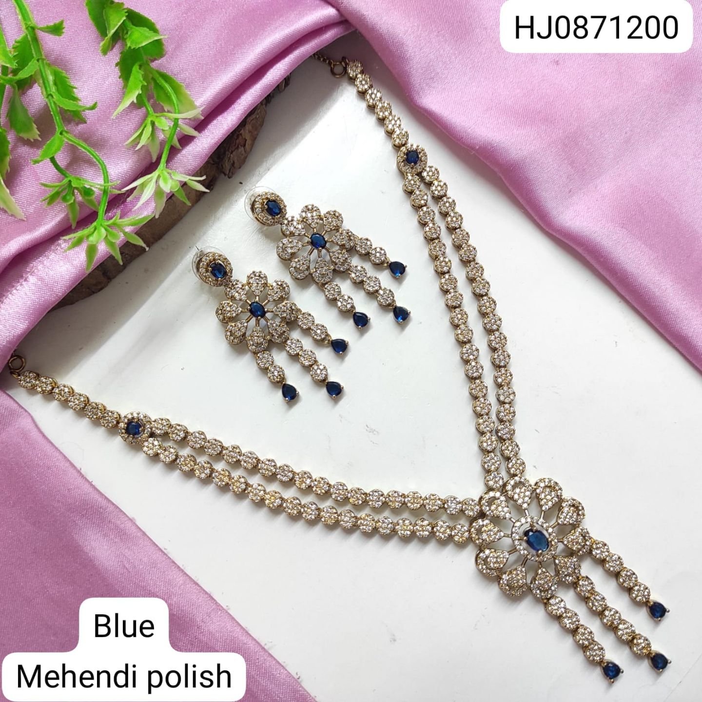 CZ Necklace Set
