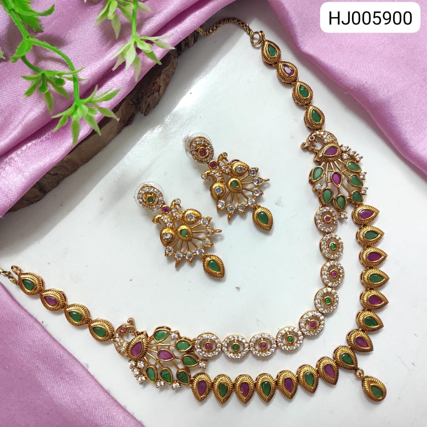 CZ Necklace Set