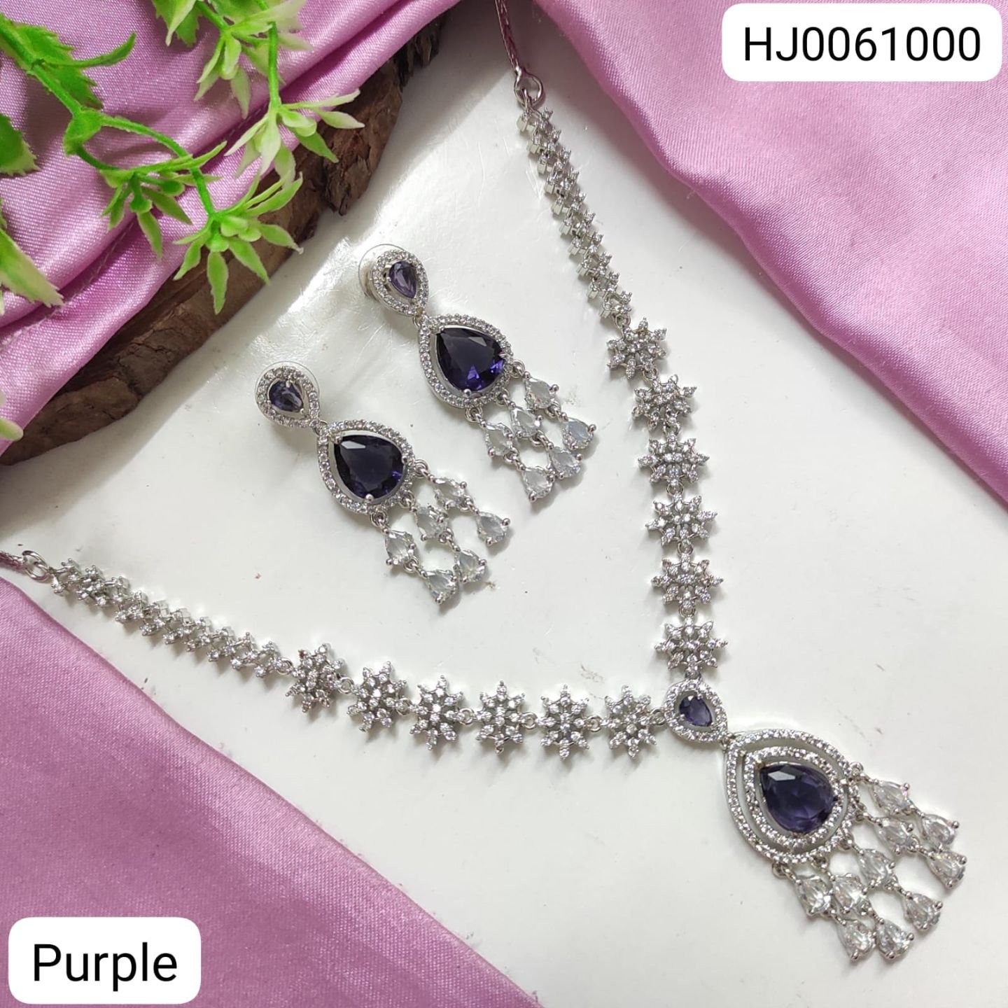CZ Necklace Set