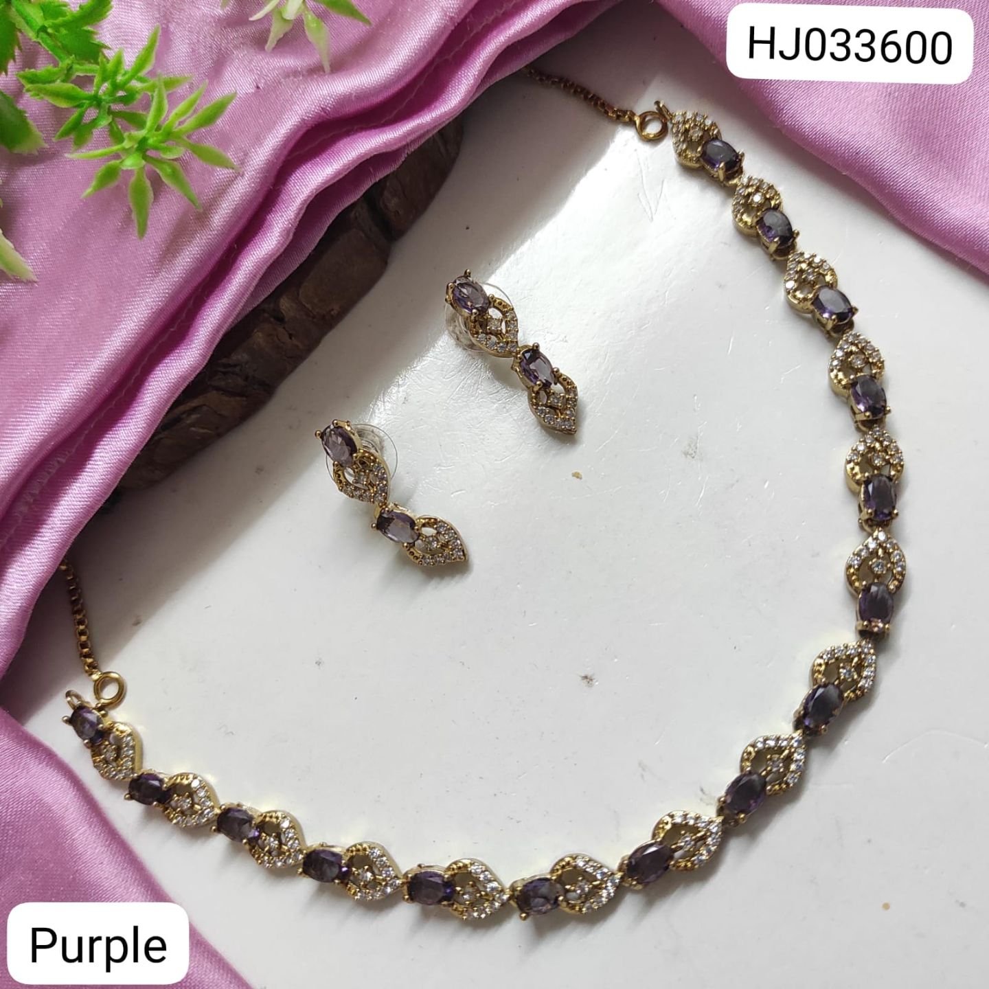 CZ Necklace Set