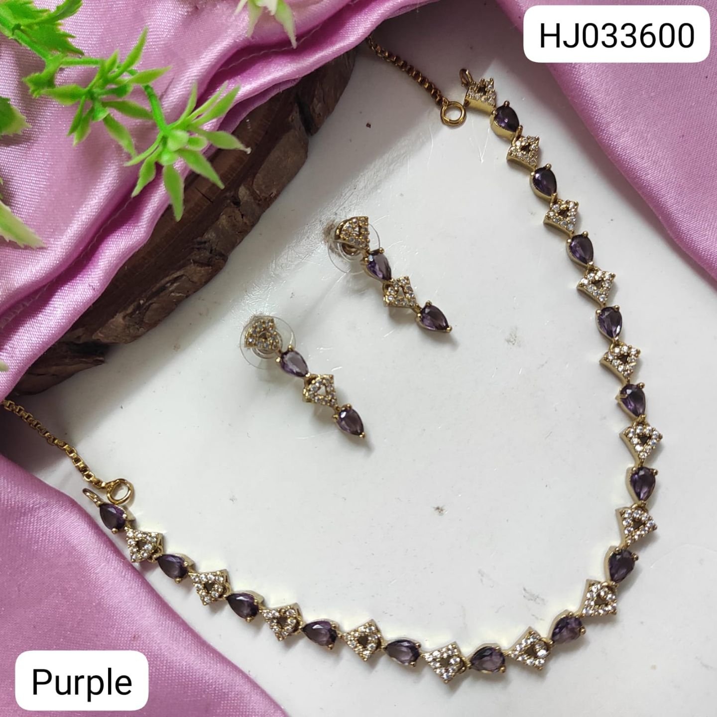 CZ Necklace Set