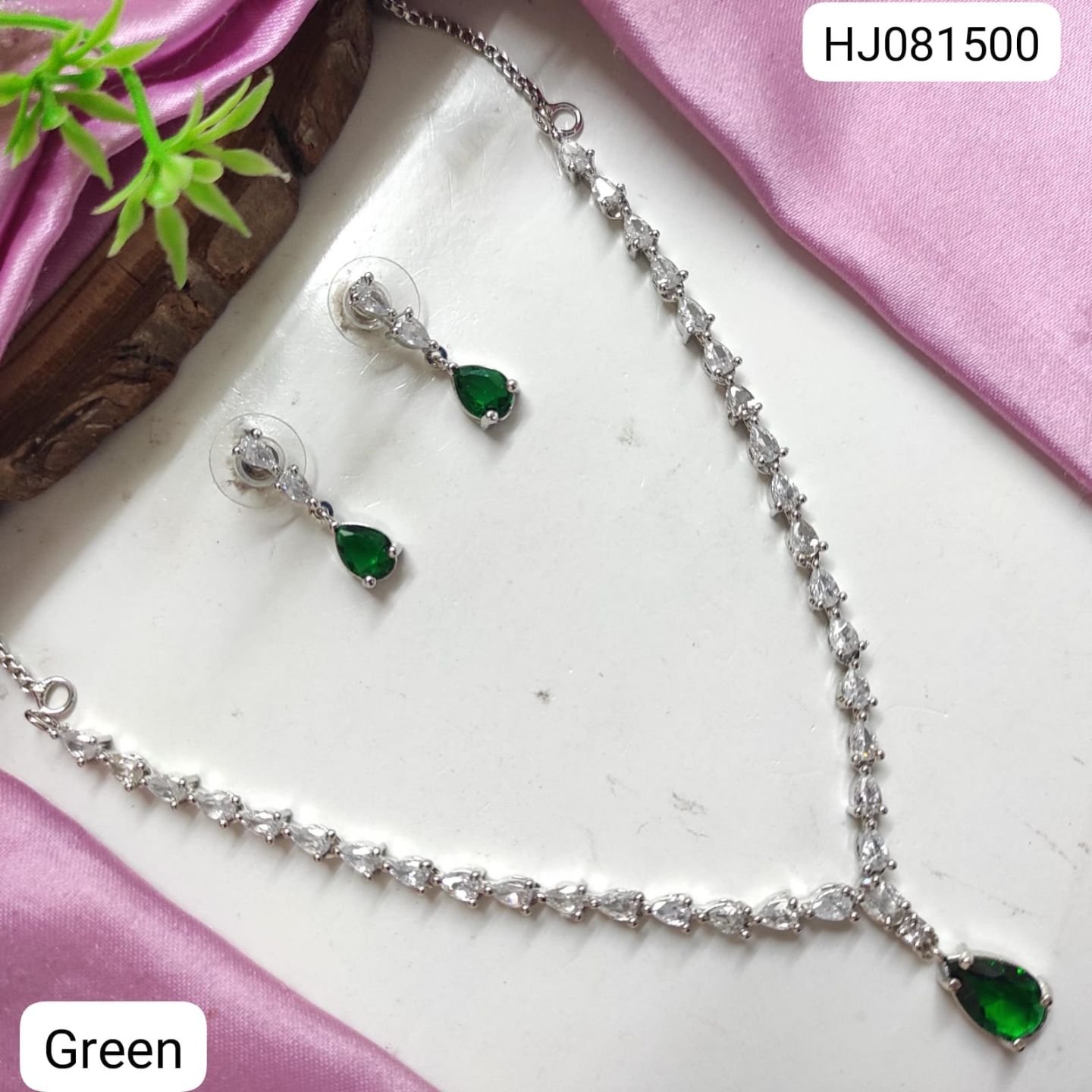CZ Necklace Set