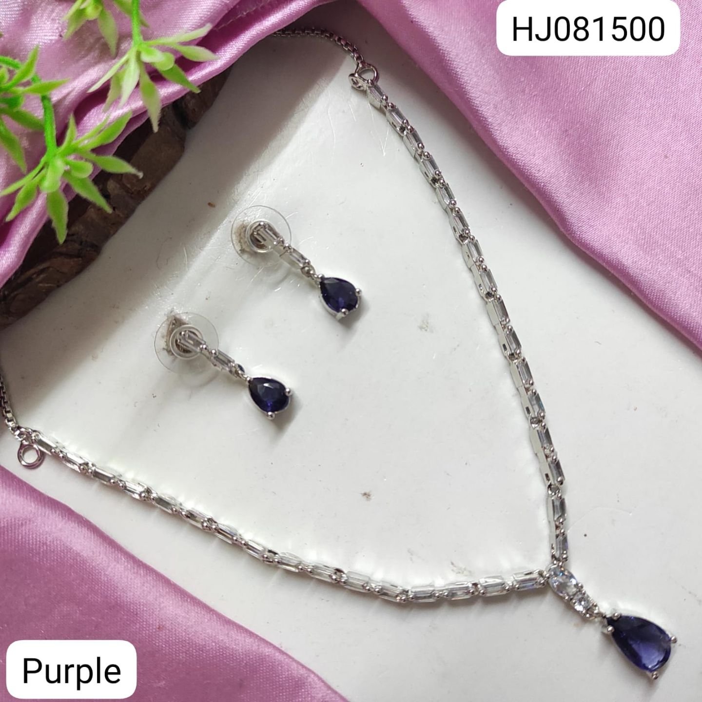 CZ Necklace Set