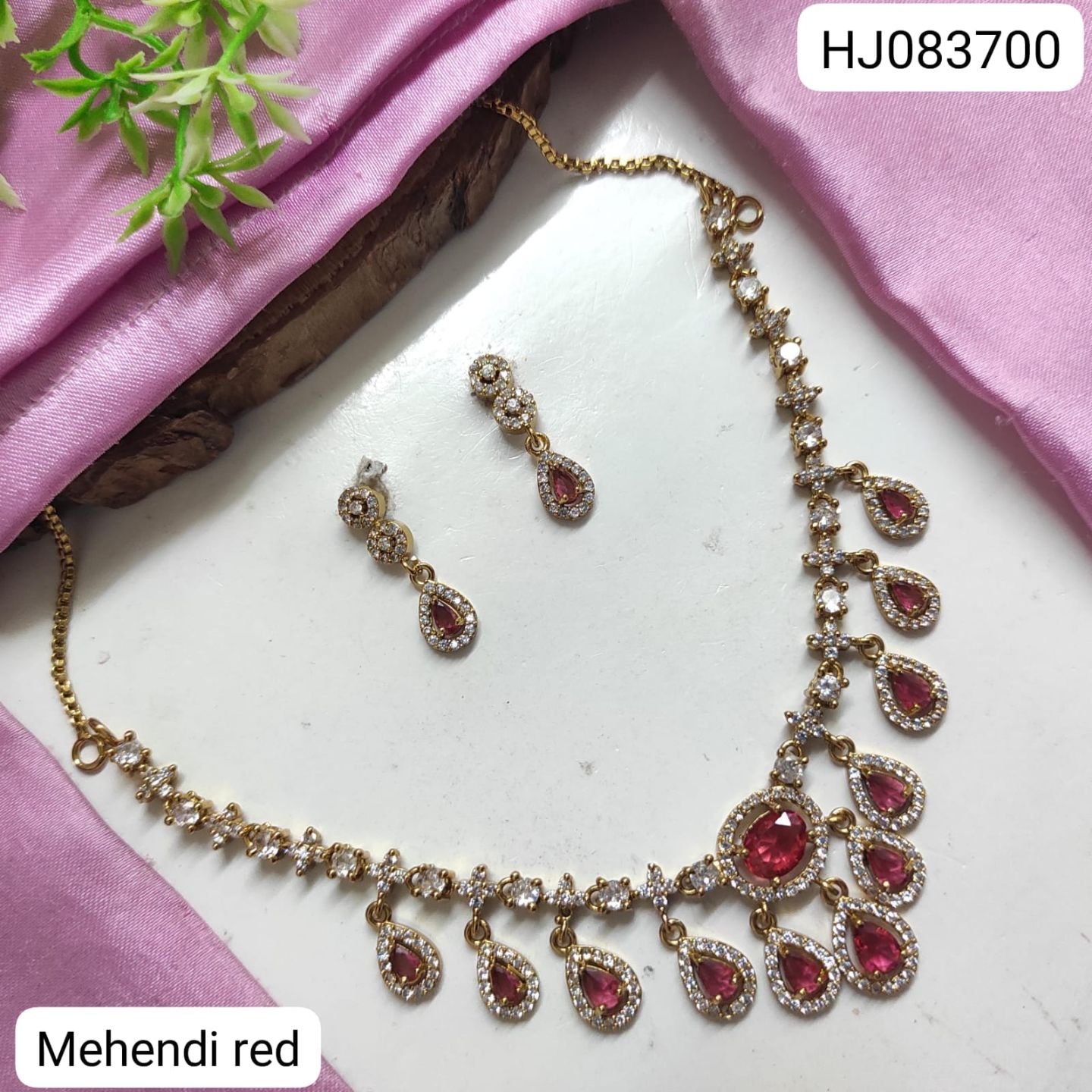 CZ Necklace Set