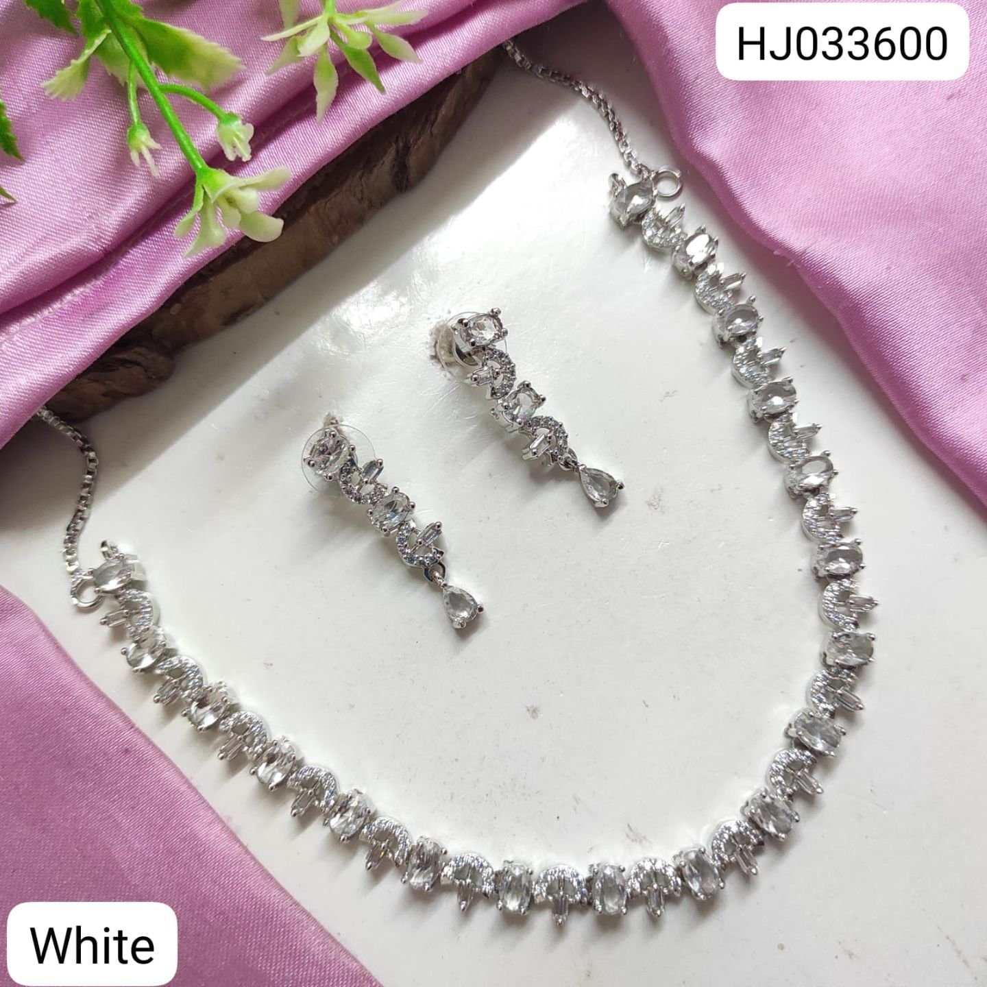 CZ Necklace Set