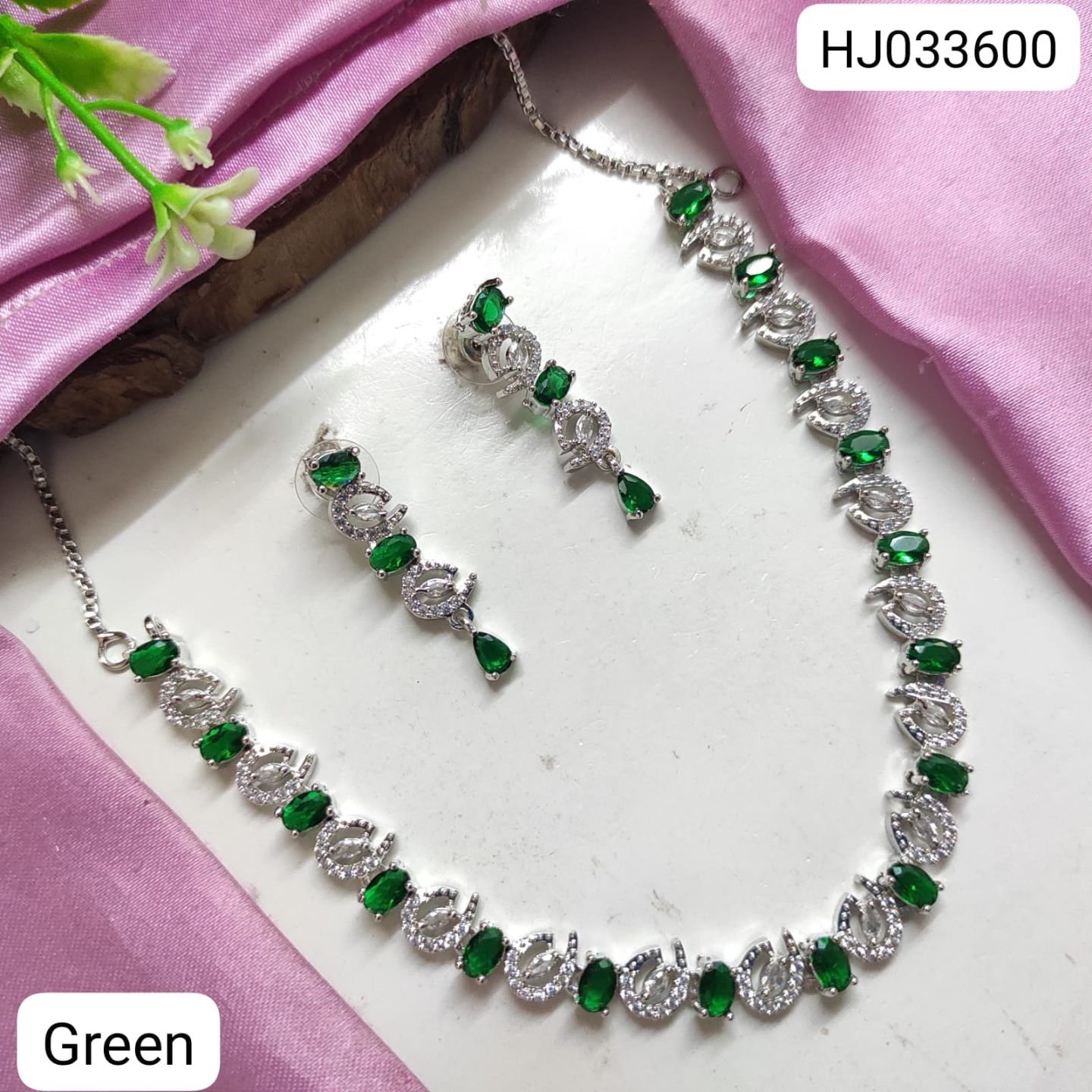 CZ Necklace Set