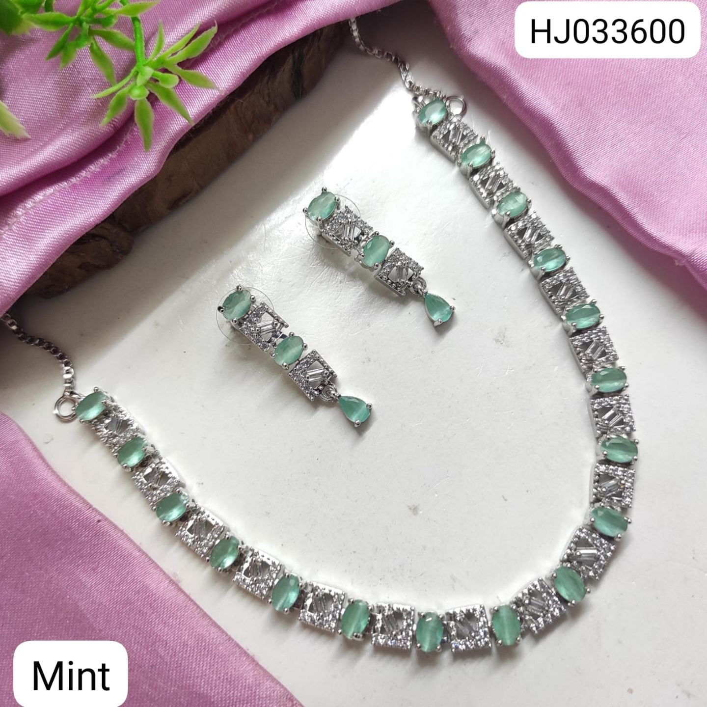CZ Necklace Set
