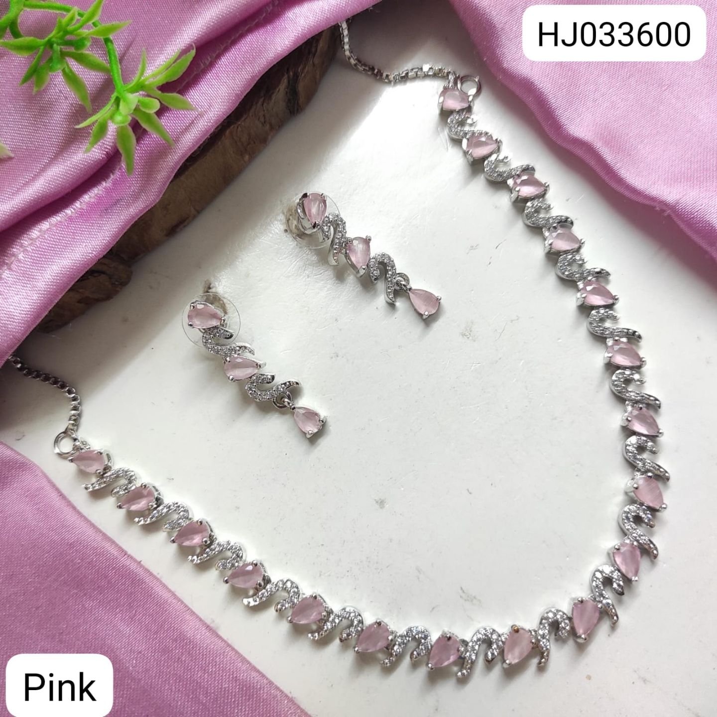 CZ Necklace Set