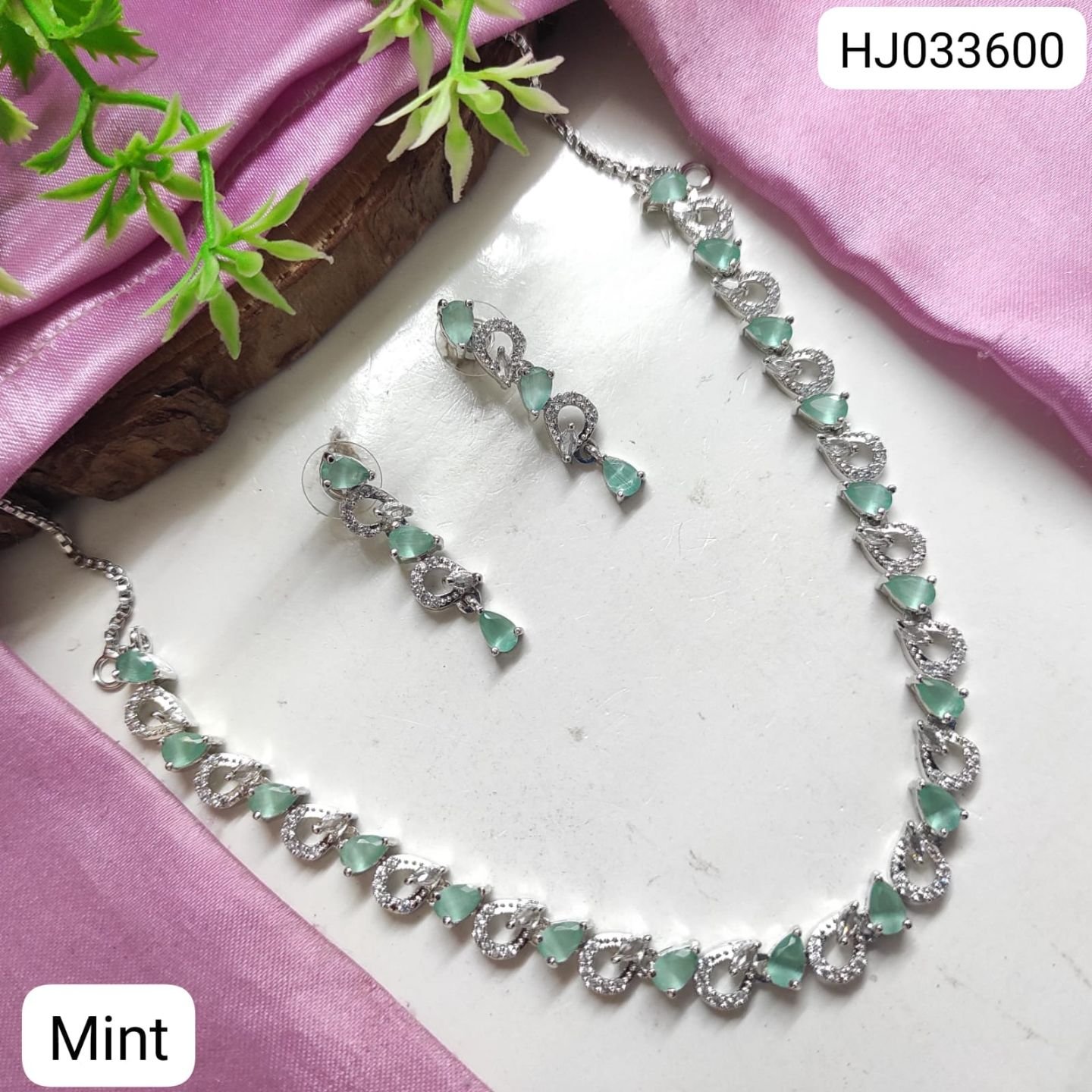 CZ Necklace Set