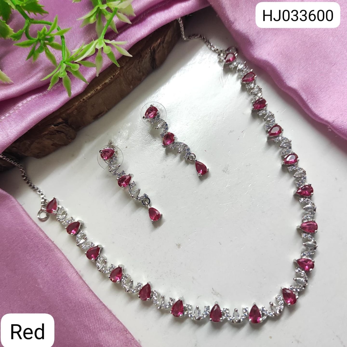 CZ Necklace Set