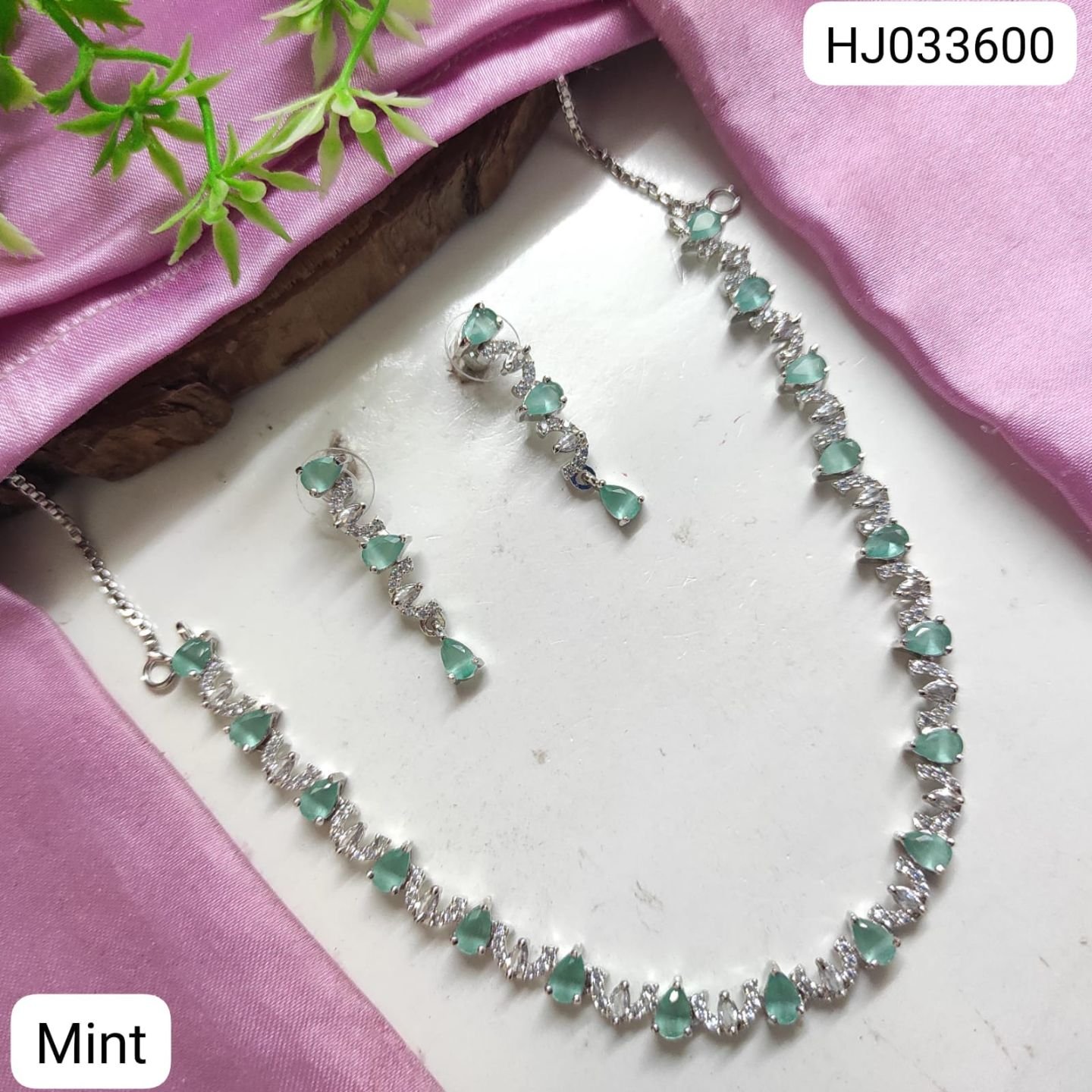 CZ Necklace Set