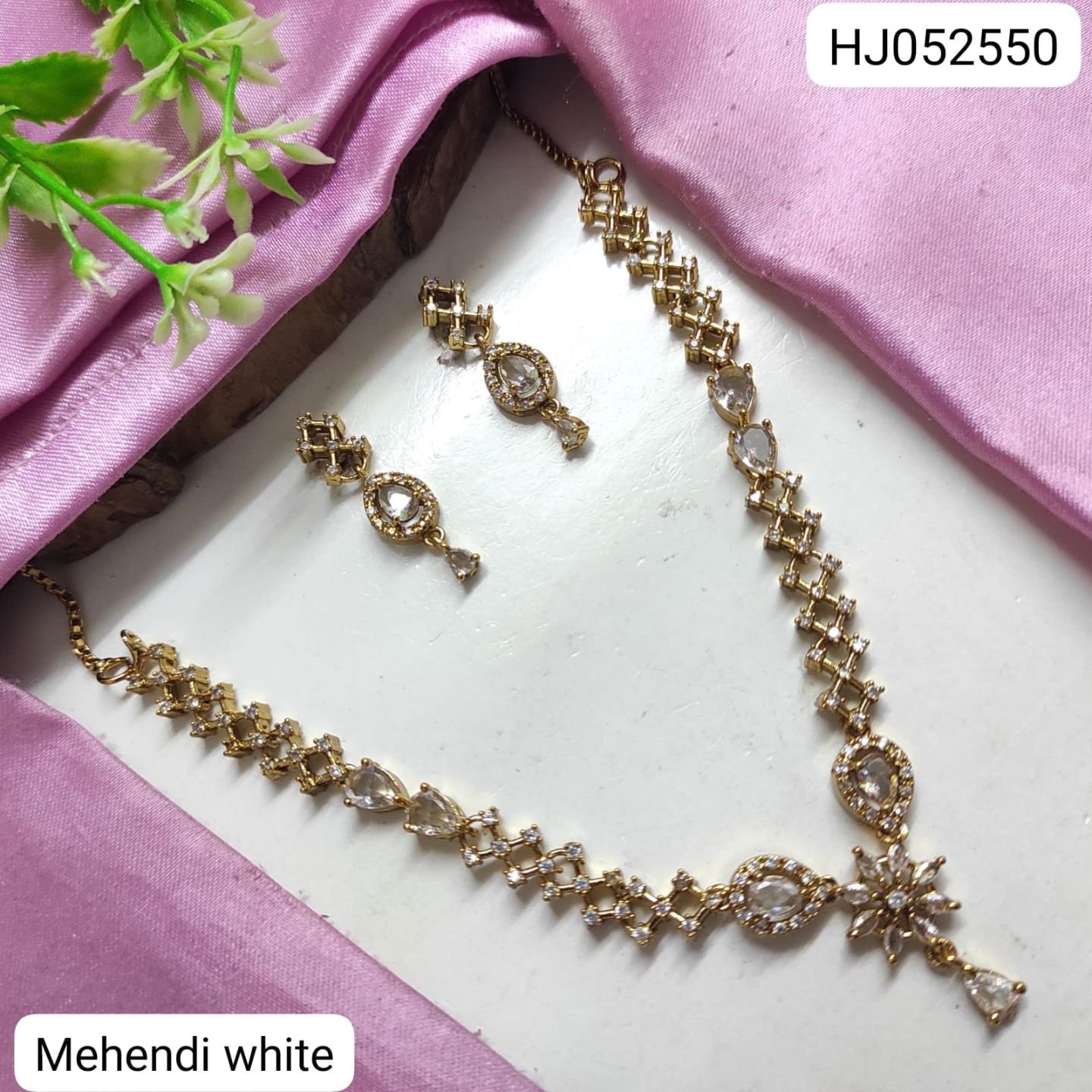 CZ Necklace Set