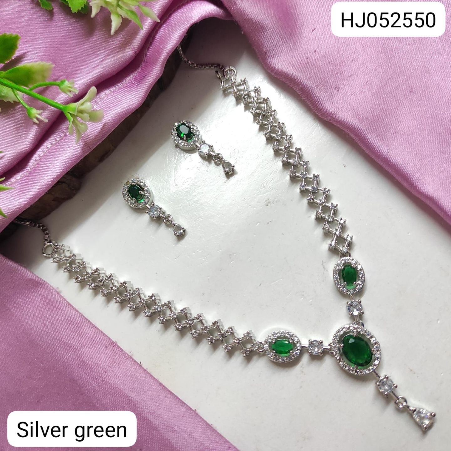 CZ Necklace Set