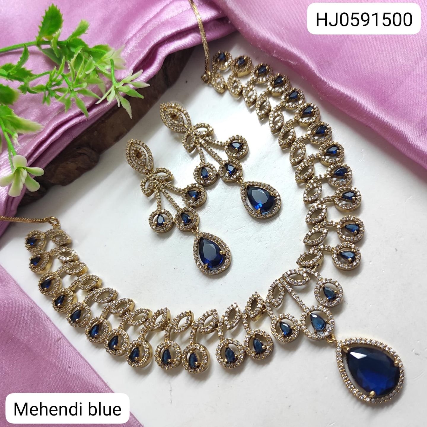CZ Necklace Set