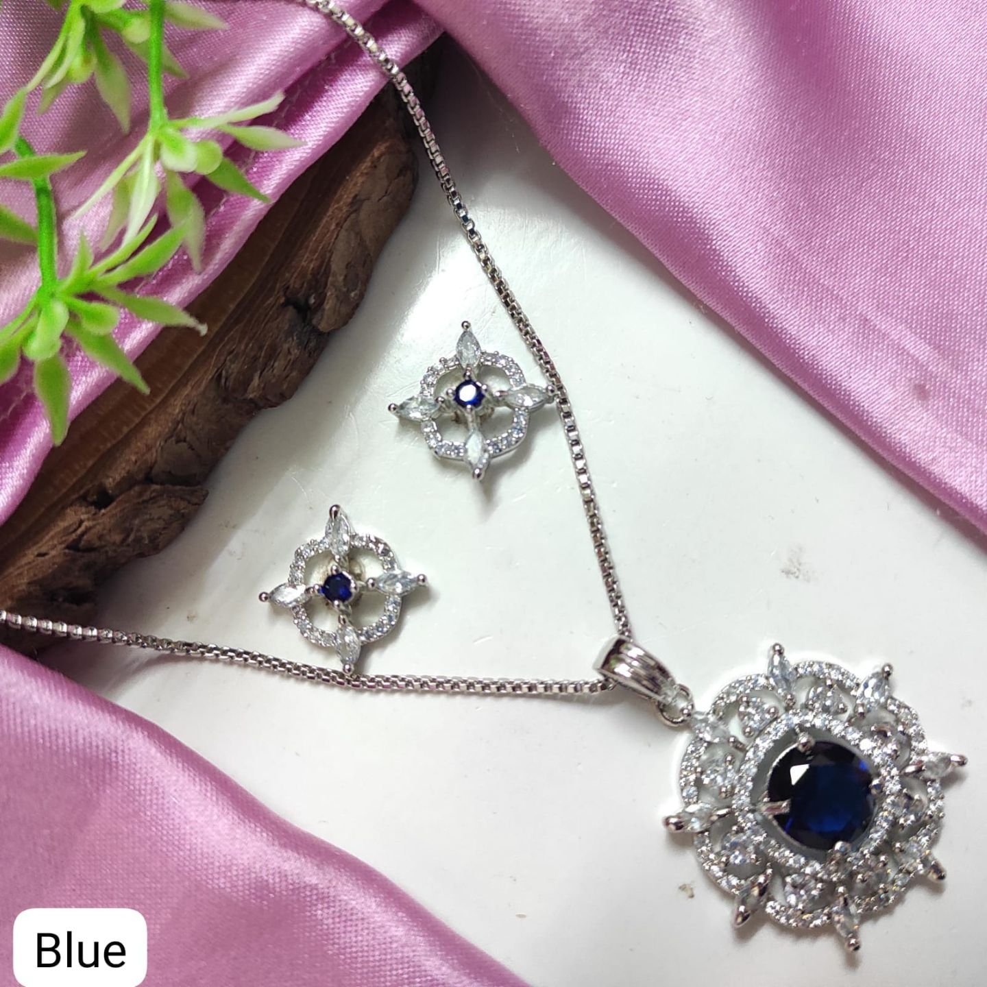 CZ Pendant Set