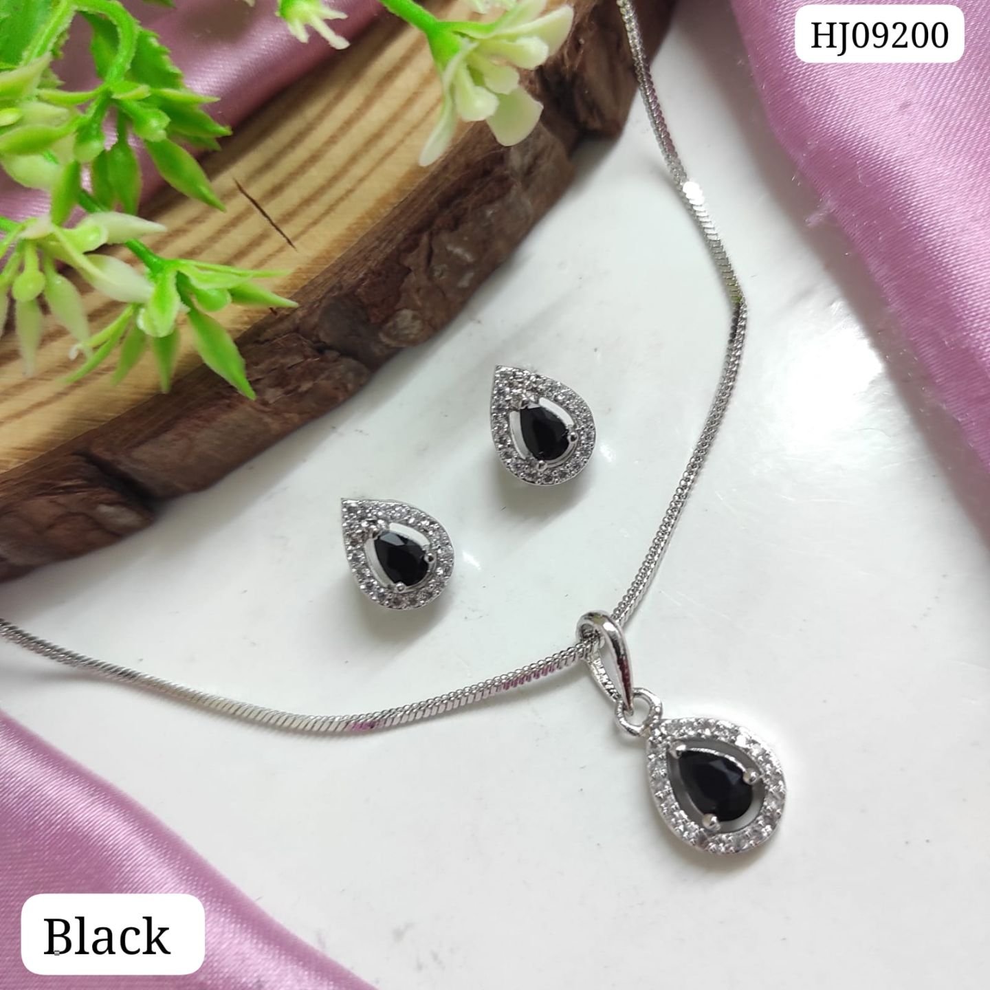 CZ Pendant Set