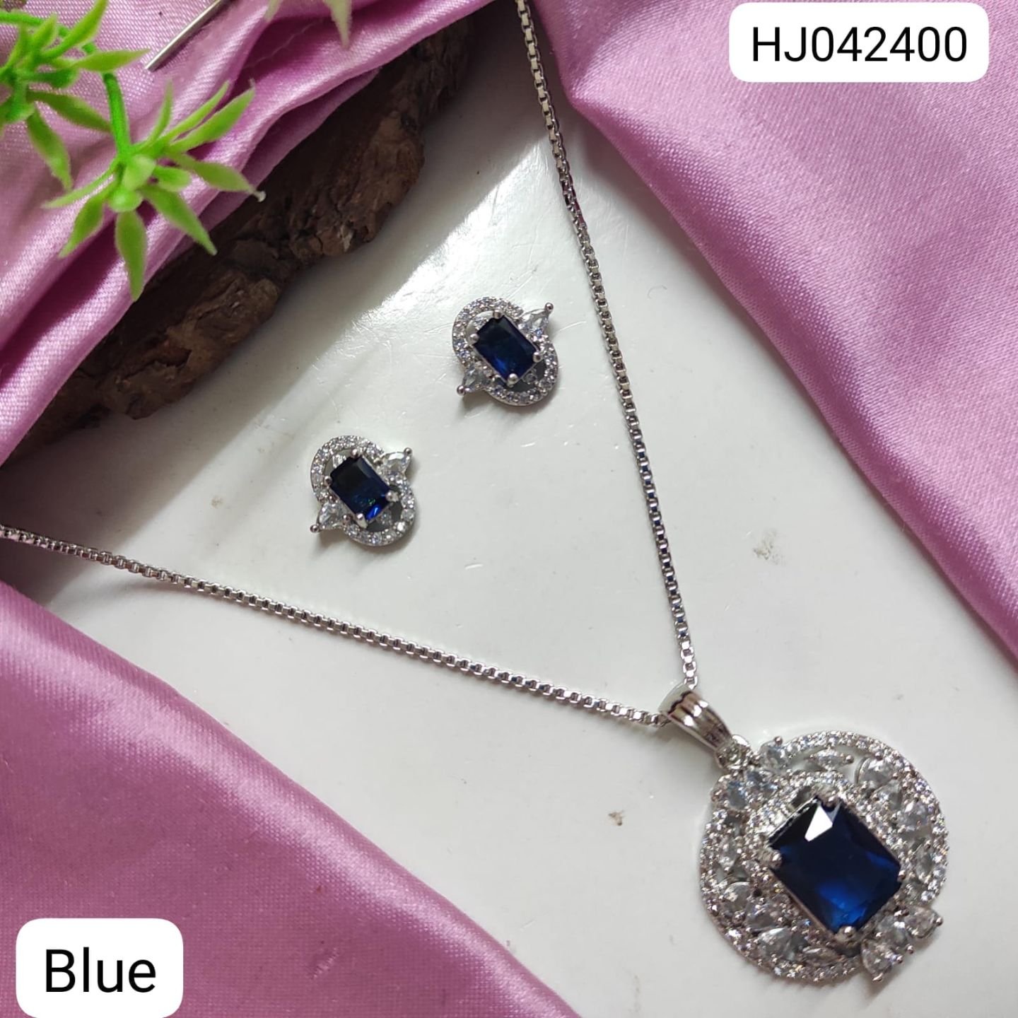 CZ Pendant Set